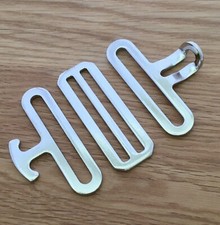 50mm 2" Surcingle Clips Set Female Male Horse Rug Blanket Repair 3 Bar Slides  