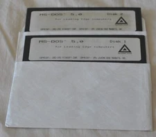 MICROSOFT MS-DOS 5  OS INSTALLATION 5.25" 2  DISK SET