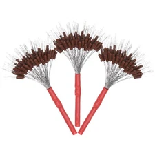 Fishing Bobber Stops [300PCS] T-Shape Floats Sinker Stops - [Brown]