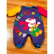 Baby Mickey Co. Vintage Multicolor One-Piece Romper