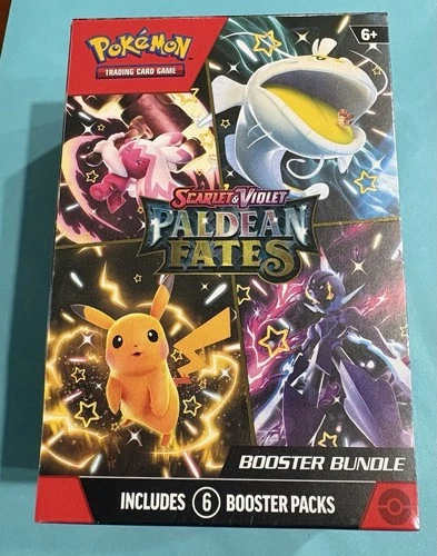 Pokémon TCG Scarlet & Violet—Paldean Fates Booster Bundle 6 Packs English 2024