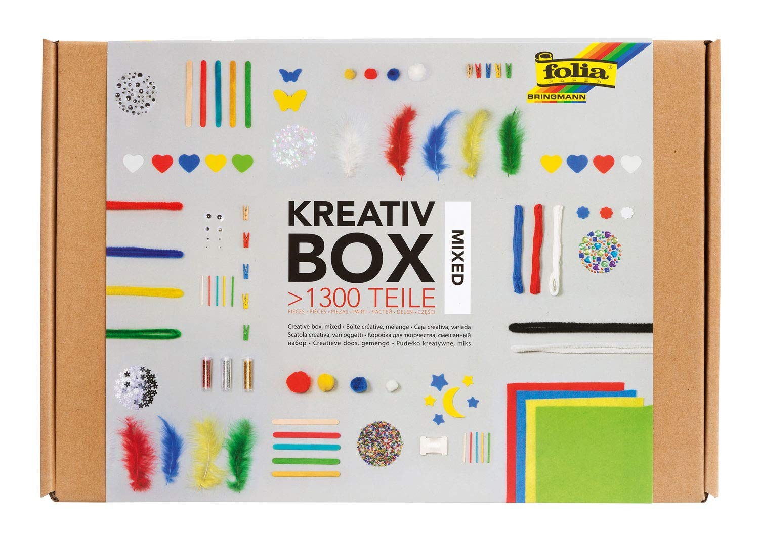 Boîte créative kit bricolage 935 matériel multicolore loisir enfant