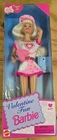 1997 Valentine Fun Barbie Doll Special Edition #16311 Mattel Pink Heart Purse