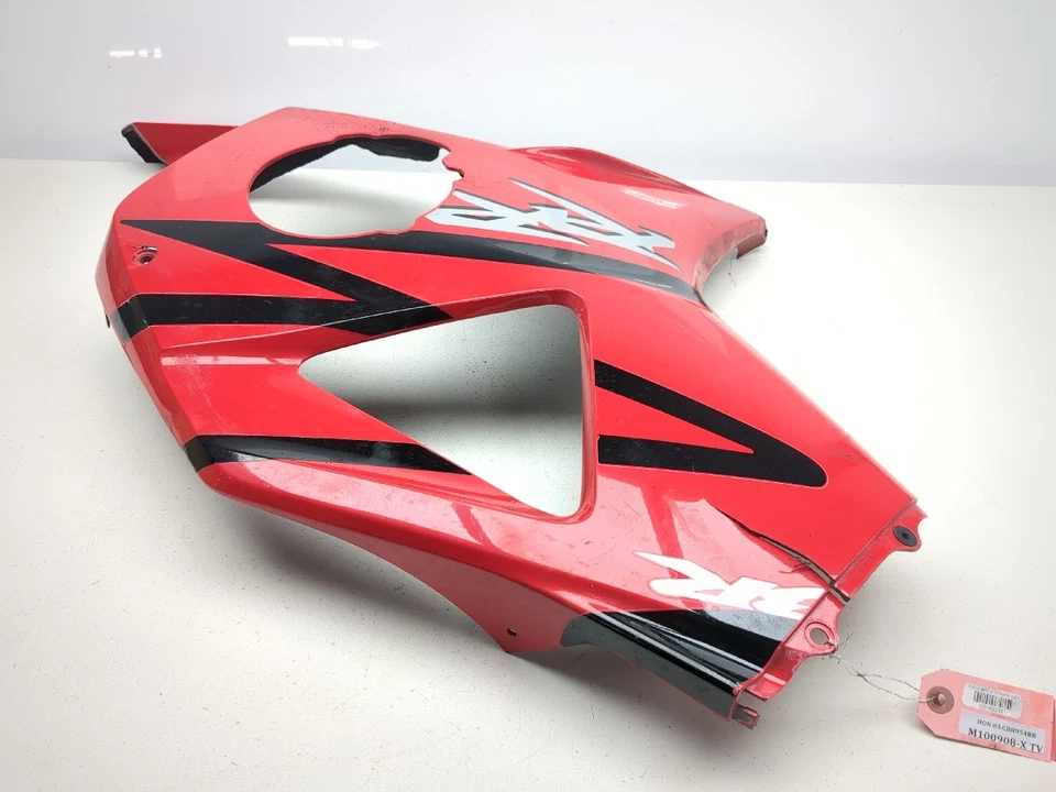 02 03 Honda CBR900RR CBR 954 Left Side Mid Fairing Cover Panel 64460-MCJG-7500 - Image 3 of 4