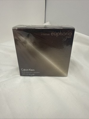 Calvin Klein Euphoria Intense EDT For Men 3.4oz-100mL SEALED-BOX