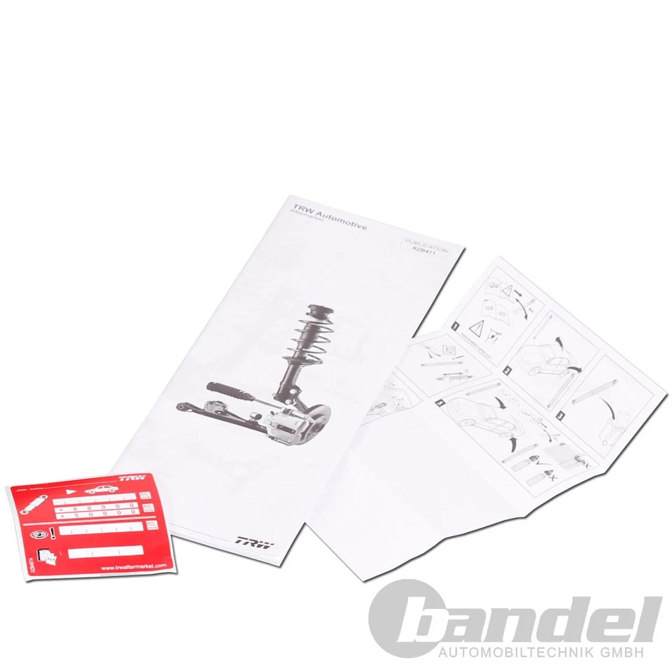 4X TRW AMMORTIZZATORI ANTERIORI E POSTERIORI ADATTI PER BMW 3 (E90, E91) TOURING - Immagine 2 di 2