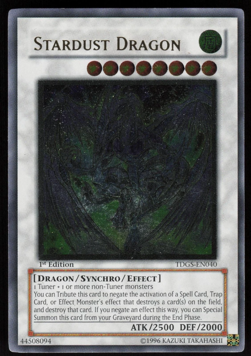 Stardust Dragon Yu-Gi-Oh! TCG Ultimate Rare Individual Collectible