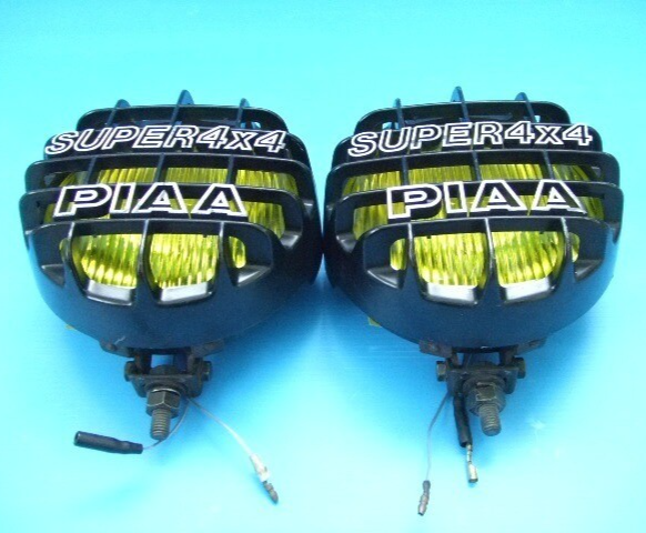 PIAA 100 Fog Lamp Light 160mm Round H3 Bulb Yellow Lens 4WD Super