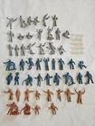 Vintage Marx Tom Corbett Space Cadet Figures Lot of 50 + 15 Clear Helmets 1950s