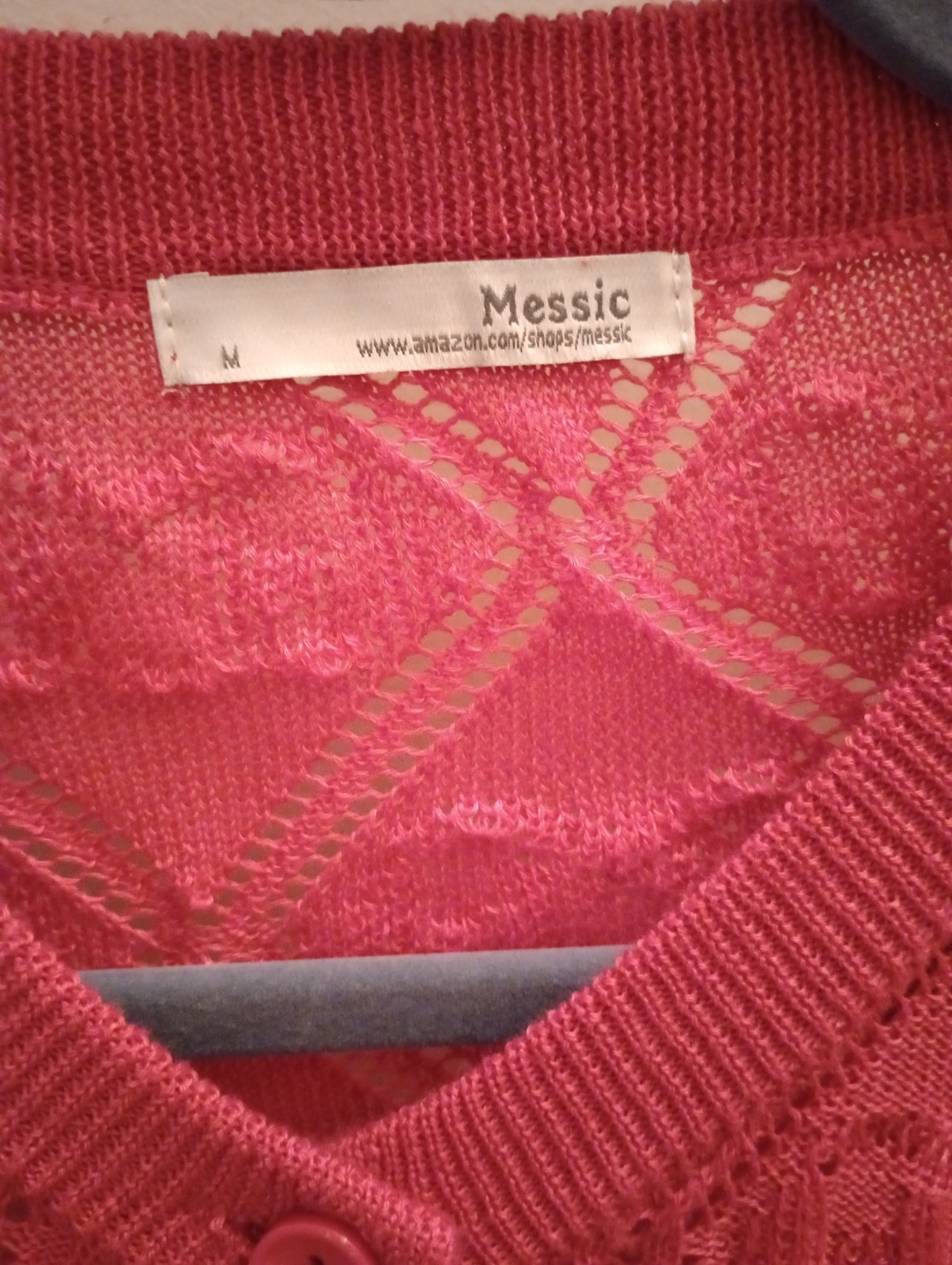 Messic Women's Lightweight Button Down Openwork S… - image 5