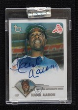 2003 Topps Retired Signature Edition Auto Hank Aaron #TA-HA Auto HOF 0ne6