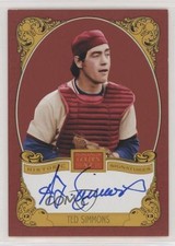 2013 Panini Golden Age Historic Signatures Ted Simmons #TS Auto HOF gh4