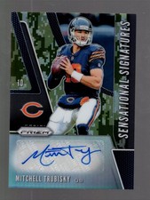 2019 Mitchell Trubisky Panini Prizm Sensational Signatures Prizms Camo 5/5 Bears