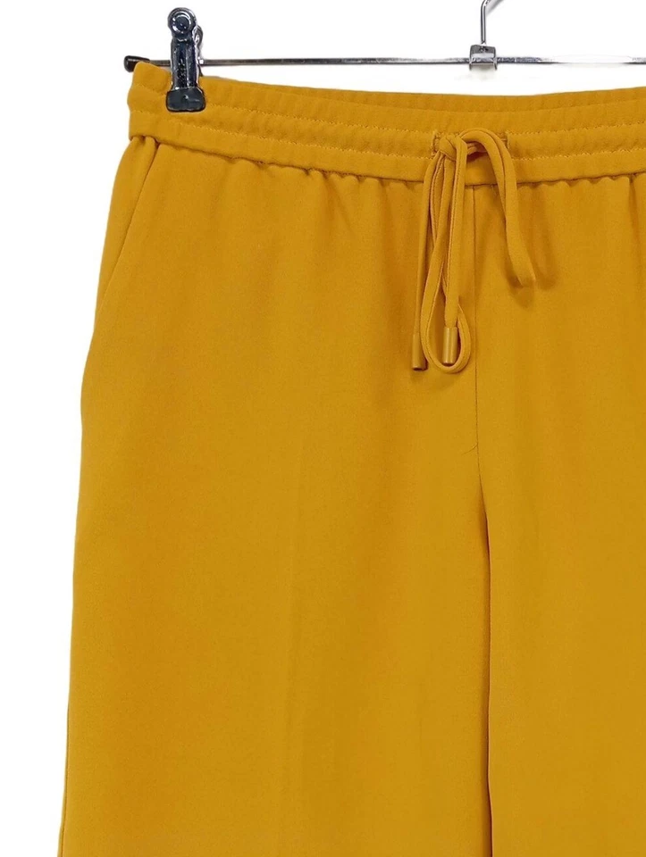 MANGO Paperbag Mujeres Pantalón Talla EU 38 naranja claro look casual - Imagen 3 de 4