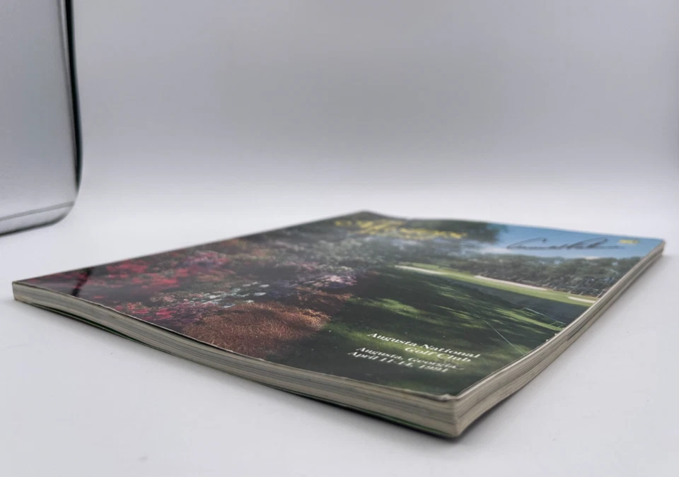 Arnold Palmer Autografiado 1991 Masters Journal por Augusta National Golf Club Foto 4 de 4