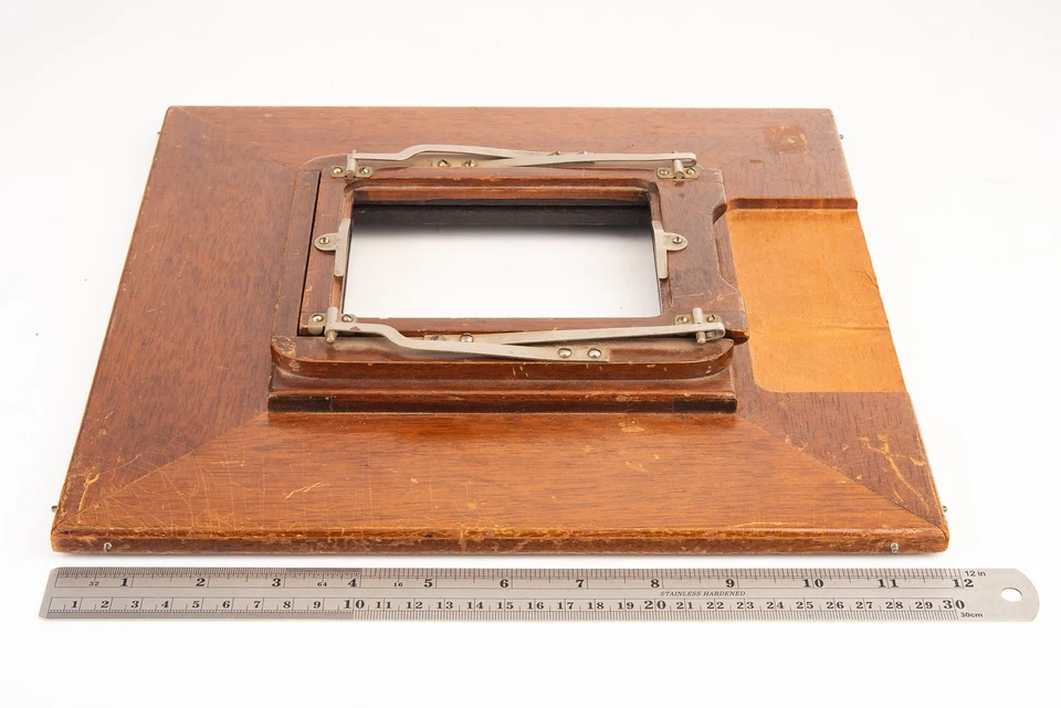 Resorte trasero reductor Deardorff 4x5 para cámaras de 8x10 SIN vidrio esmerilado V14 Foto 2 de 4