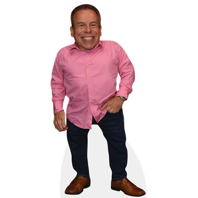 Warwick Davis (Pink Shirt) Mini Size Cutout
