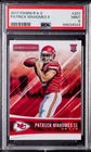 2017 PANINI ROOKIES & STARS #201 PATRICK MAHOMES II ROOKIE RC PSA 9