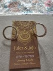 Silver Tone Hammered circle Hook Earrings NIP 1" — photo 2