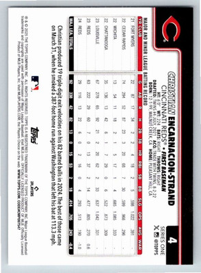 2025 TOPPS SERIES 1 Christian Encarnacion-Strand Cincinnati Reds