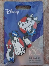 Clarabelle Cow and Horace Horsecollar Disney 100 Decades Limited Release Pin Set
