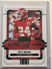 🔥2022 Panini Contenders - Rookie of the Year Contenders Skyy Moore #ROY-SMO🔥