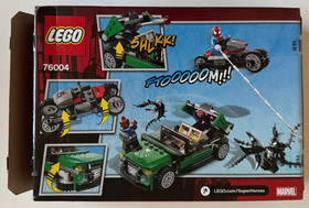 Lego Marvel Superheroes Spider-Man Spider-Cycle Chase 76004 Complete Retired