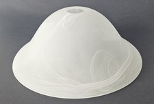 Vtg Alabaster Bowl Glass Pendant Ceiling Light Shade/Uplighter Replacement- 34cm