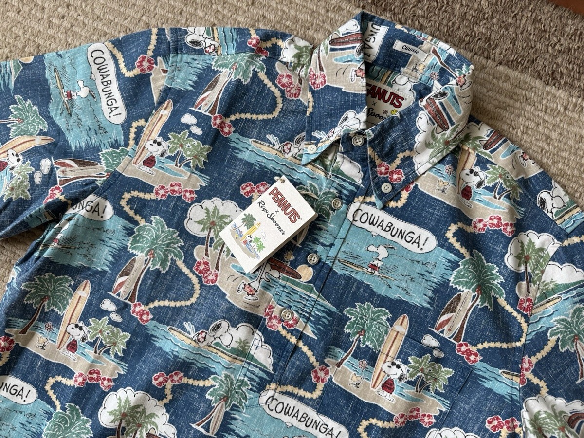 Reyn Spooner Peanuts Surfin' Snoopy Classic Pullover Aloha