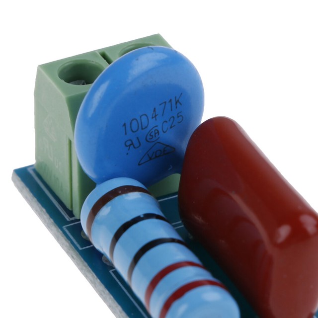 Rc absorption snubber circuit module relay contact protection