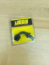 JEGS 110071 90 Degree Push-Loc Hose End -6 AN Black Aluminum NOS 