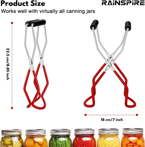 Canning Jar Lifter, Canning Tongs Jar Lifter, Canning Tools, Canning Supplies fo - Picture 2 of 7