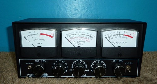 Workman SWR/Power/Modulation Meter P5000 2-30MHz 5000W Excellent Condition - Zdjęcie 2 z 8