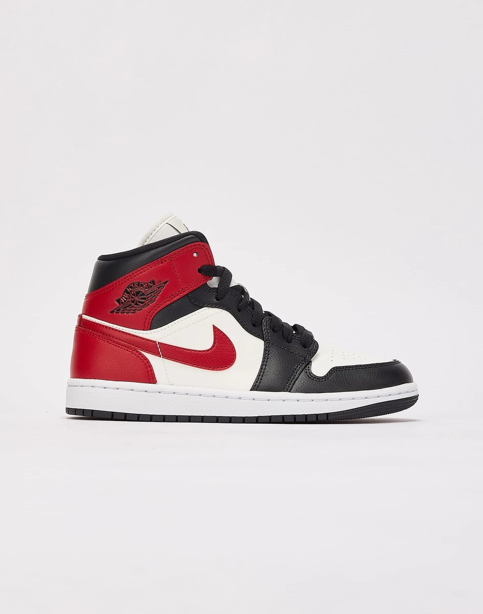 Jordan 1 Mid Black Toe Streetwear/Lifestyle Shoes Size 7 Men/8.5 Women Jordan 1 Mid Chicago Black Toe GS Size 7Y Men main image 4