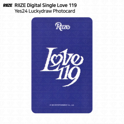 RIIZE Digital Single Love 119 Yes24 Lucky Draw Photocard KPOP K