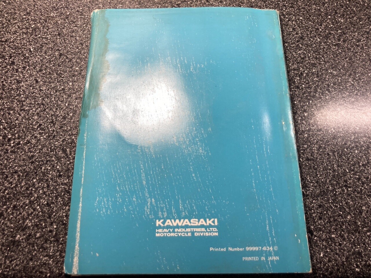 OEM Kawasaki KX125 parts manual catalog catalogue work shop book vtg