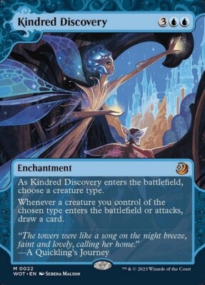 Kindred Discovery ~ Wilds of Eldraine: Enchanting Tales [ EX ] [ Magic MTG ]