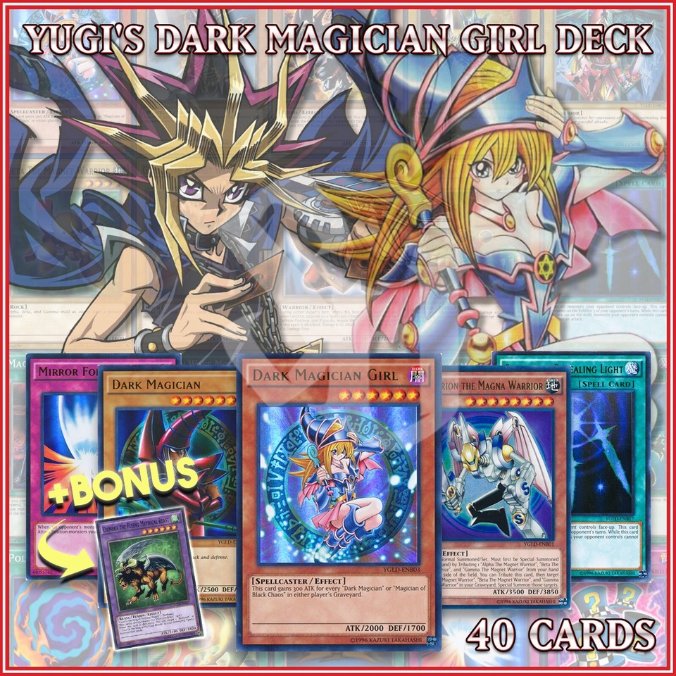 YUGI'S DARK MAGICIAN GIRL DECK 40 | Mirror Force Magna Warrior Exchange ...