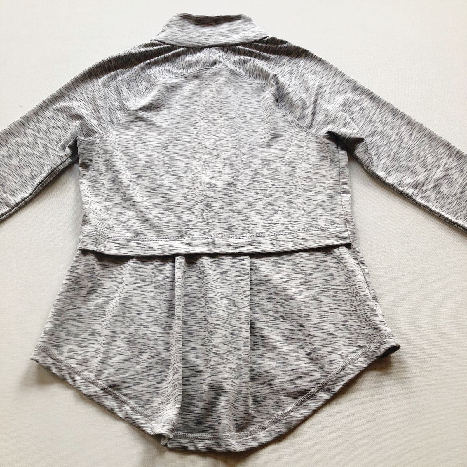 FILA Sport Athletic Fitted Zip Up Jacket Thumbholes Space Dyed Women’s Size XS