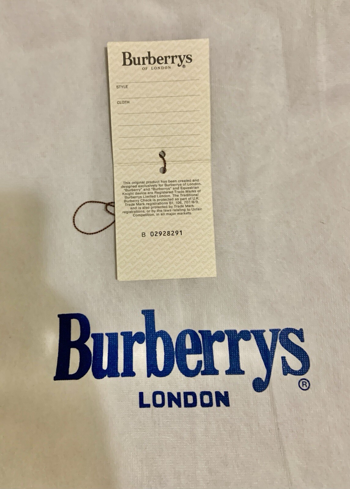 Brand New Vintage Burberry Black Leather Briefcase image 8