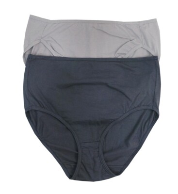 Bali Assorted 2-Pack Hi-Cuts & Brief Soft Stretch Panties Large (7) #2200