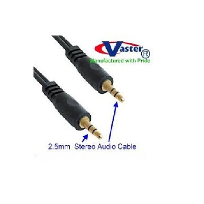 Vaster 3ft Cable 2.5mm male to male Stereo Audio Cable  20566-3