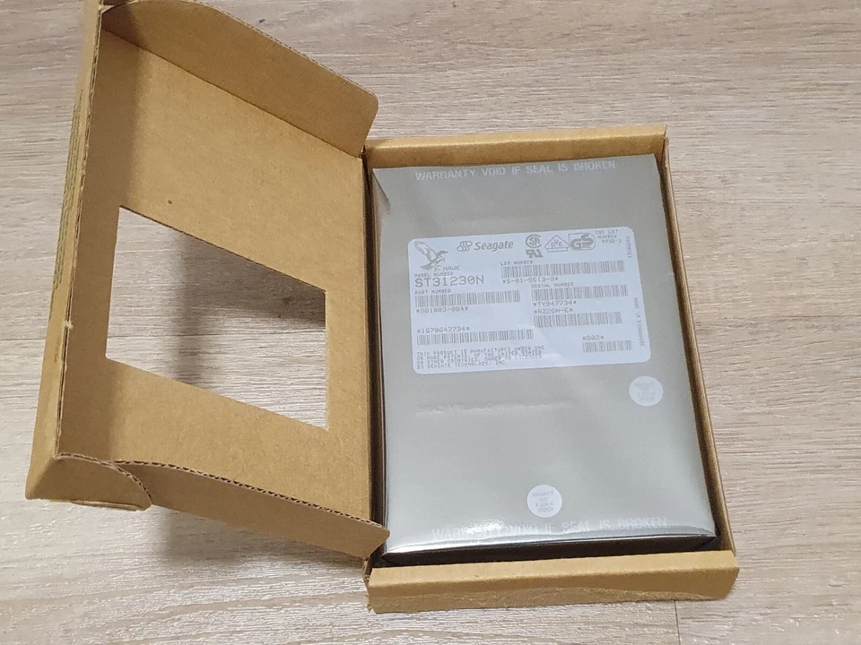 Seagate Hawk ST31230N Festplatte Harddisk HDD 1,05GB 5400RPM, 50-Pin NEW+SEALED - Bild 2 von 4