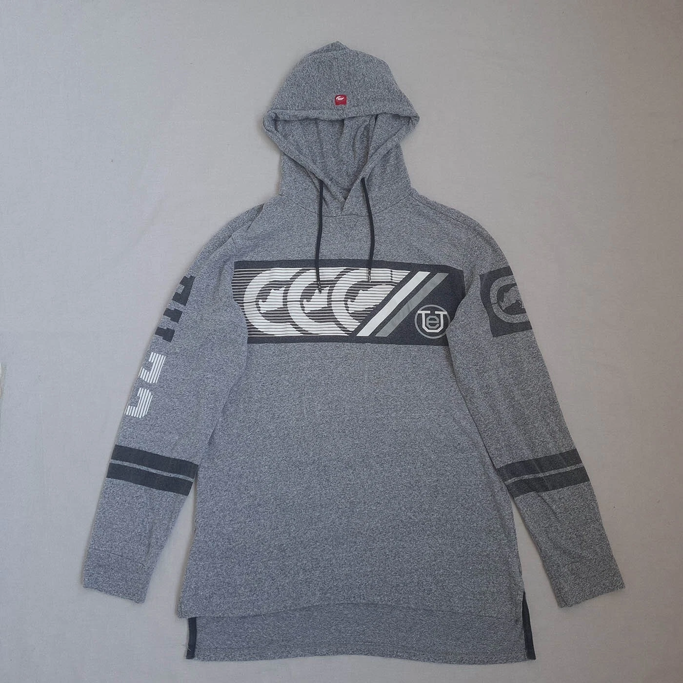 Ecko Unltd Mens Vintage Hoodie Size M Oversized Relaxed Lightweight Y2K Hip Hop