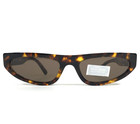 Miu Miu Sunglasses Smu07Z Vau-06B Honey Havana Cat Eye Frames Dark Brown Lenses