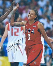SEIMONE AUGUSTUS signed 8 x 10 photo WNBA Minnesota LYNX TEAM USA  FREE SHIPPING