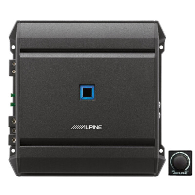 Alpine S-A60M, S Series Class D Monoblock Subwoofer Amplifier W/ Bass Knob