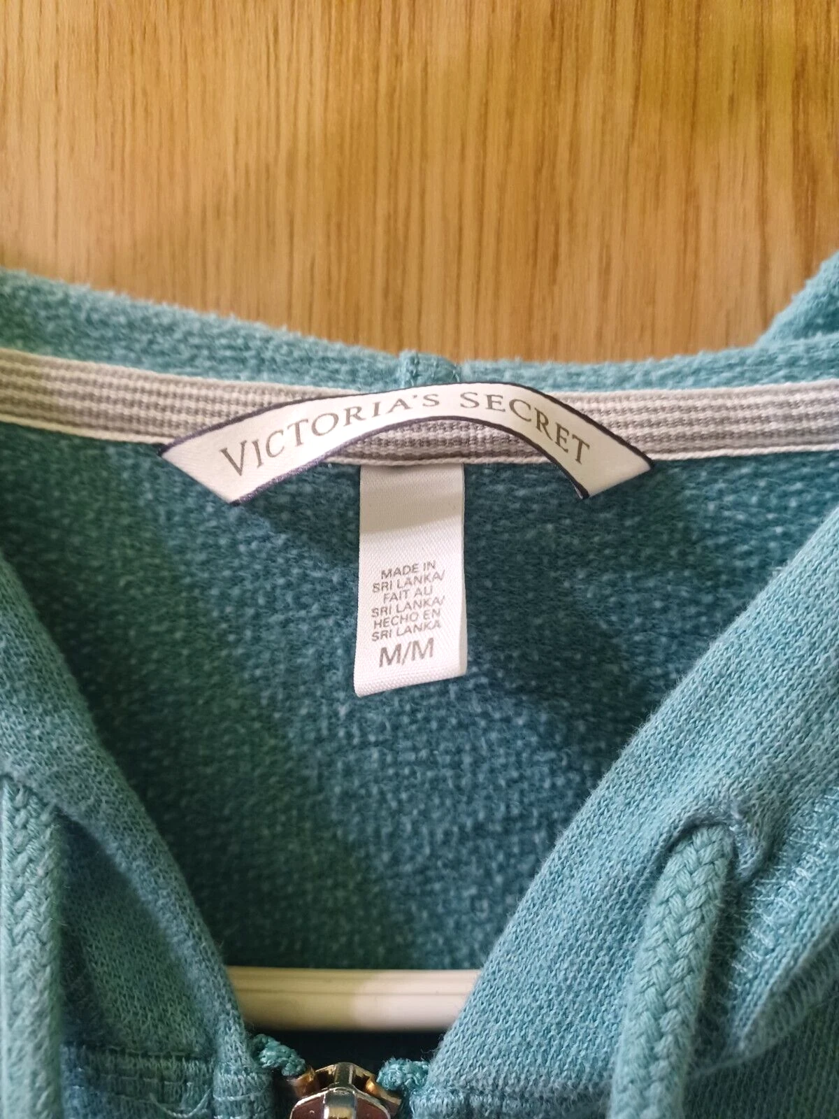 victoria-secret-vs full zip mint ny logo hoodie