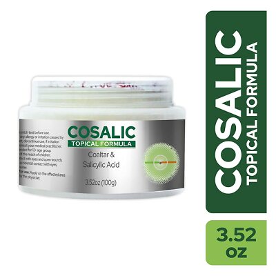 Cosalic Coal Tar & Salicylic Acid Ointment for Psoriasis & Dandruff  100gm,