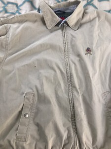 jaqueta tommy hilfiger masculina bege